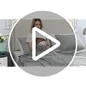 CHOSHOME Cooling Blanket for Hot Sleepers Lightweight Summer Cold Thin Blankets for Sleeping, Hot Flashes Night Sweats, Soft Blanket for Bed, Throw Size, Grey