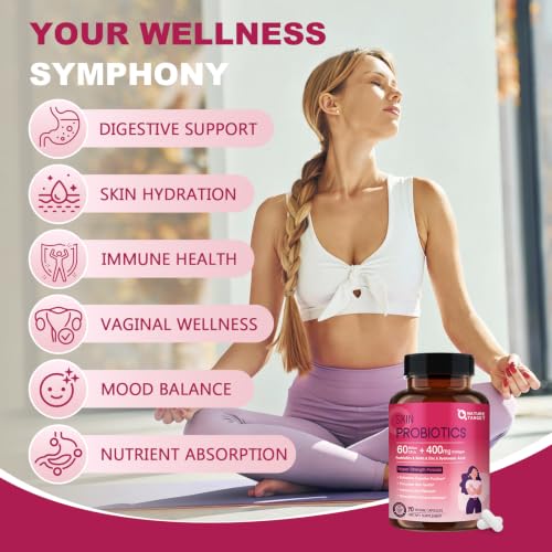 NATURE TARGET Skin Probiotics for Women 90 Capsules