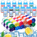 Hosuly 12 Pack 32 x 12 in Cooling Towels Bulk for Neck and Face Microfiber Ice Towel Sweat Towels Breathable Soft Chilly Towel Portable Cool Neck Rags for Sport Gym Workout