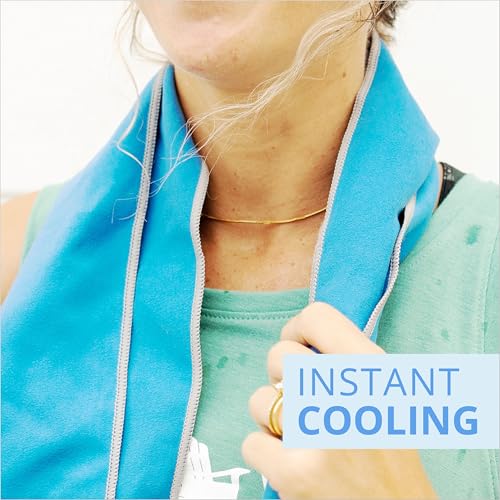 FROGG TOGGS Chilly Pro Magnetic Cooling Sport Towel, Blue