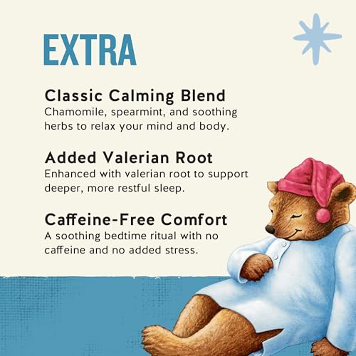 Celestial Seasonings Sleepytime Ekstra Bitki Çayı, 20 Poşet Çay Kutusu