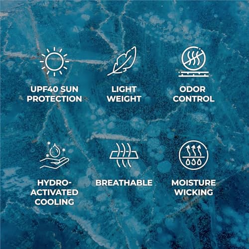 Large Cooling Shawl - Instant Heat Relief for Outdoor Events