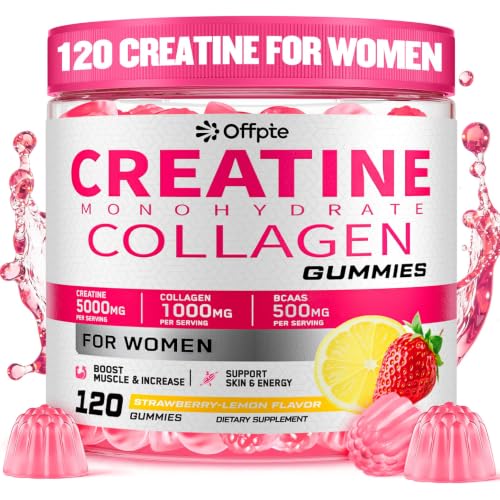 Creatine for Women, 5000mg Complex with Collagen & BCAAs, Vitamin B12