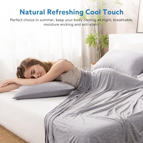 HOMFINE Cooling Blanket for Hot Sleepers Twin Size, Grey 60"x80" | Dual-sided mica nylon cool, Q-Max 0.439 instant cool, Lightweight & breathable for night sweats & menopause, Machine washable