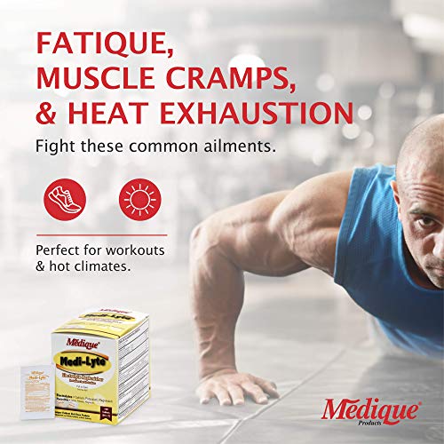 Medique 03033 Medi-Lyte Electrolyte Tablets w/ Potassium Chloride for Cramps, unflavored, 100 Tablets
