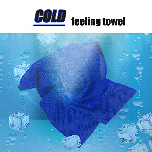Cooling Towels (40"x 12", Pack of 30) for Neck and Face Hot Weather | Sports, Workout, Fitness, Gym, Yoga, Golf, Pilates, Travel, Camping & More