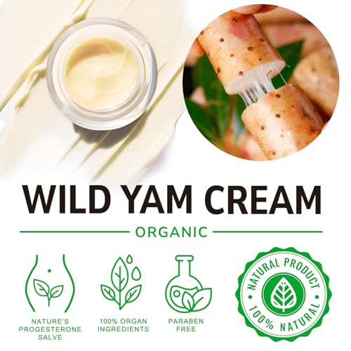 NATURE ZIRAN Wild Yam Cream - Wild yam Cream - Suitable for Relieving Symptoms During Periods of Physical Change - for All Skin Types 2.1floz