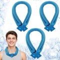 Acostop 3 Pcs Breathable Soft Cooling Neck Wraps with Ice Polymer | Long Lasting Neck Coolers for Summer Heat, Men Women Cooling Towels for Hot Weather Sports Gym Workout Outdoor Works
