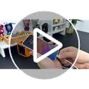 TUNISE Portable Fan with 5-Speed Settings, Dual-Sided Clip on Wearable Belt Waist Fan for 8000mAh, 2 Settings including Flashlight,Travel Essential for Outdoor Camping as Power Bank