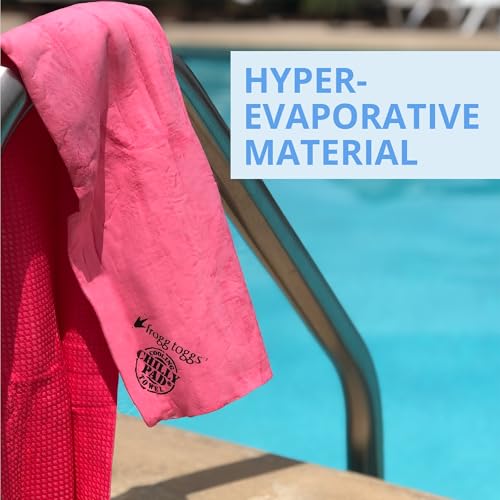 FROGG TOGGS Chilly Pad, Instant Cooling Towel, Long Lasting, Reusable, Sports and Outdoors Neck Towel 33x13
