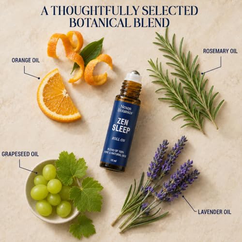 Zen Sleep Essential Oil Roll On 10-ml - Calming Blend for Deep Sleep
