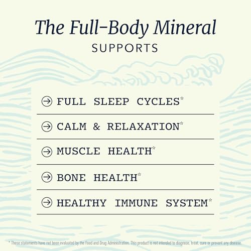 Magnesium Glycinate 500mg, High Absorption, Sleep & Relaxation Support