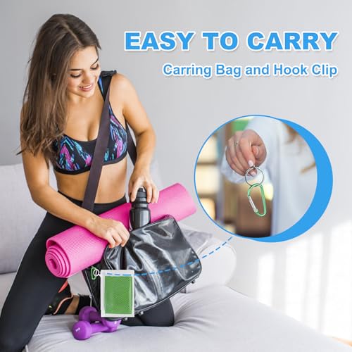 6 Pack Cooling Towel (40"x12"), Cooling Towels for Instant Cooling,Sports Towel, for Yoga, Sport, Running, Gym, Workout,Camping, Fitness, Workout,Hot Weather Travel