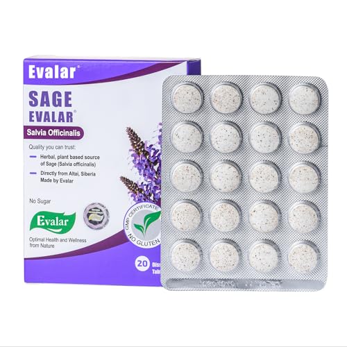Sage Salvia officinalis Herb Dissolvable 20 Tabs