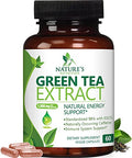 Green Tea Extract 1000mg - Premium Green Tea Extract Pills with 45% EGCG, 98% Polyphenols for Natural Energy - Nature's Antioxidant Herbal Heart Support Supplement, Bottled in USA - 60 Capsules