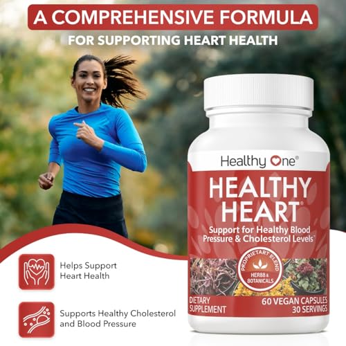 Healthy Heart - Healthy Cholesterol Circulation & Blood Pressure - 60ct