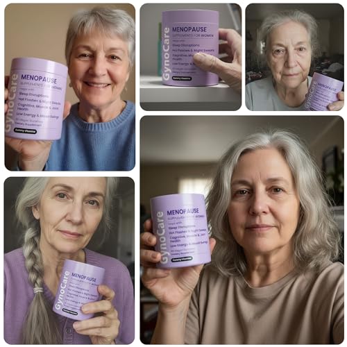 Menopause Gummies for Women for Hot Flashes, Night Sweats & Mood Swings | Menopause Gummy Vitamins, Relief for Night Sweats & Mood Swings, Helps Sleep Disruptions & Brain Function, 60 Vegan Gummies