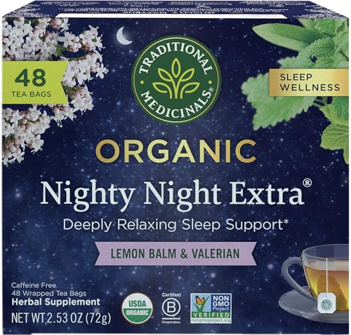 Traditional Medicinals Organic Nighty Night Extra, 48 Tea Bags