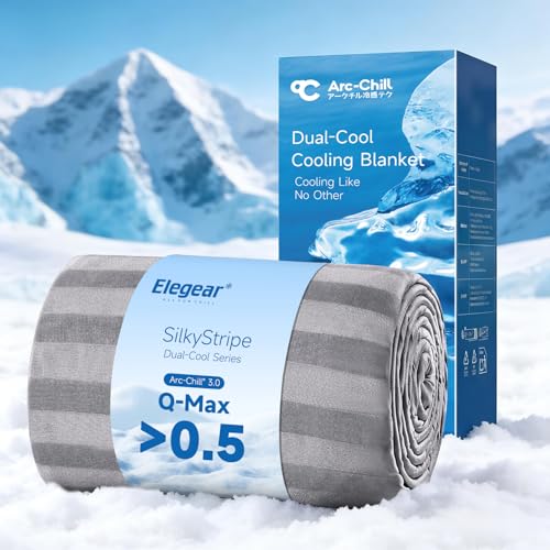 Elegear Double-Sided Cooling Blanket Throw for Hot Sleepers, Arc-Chill 3.0