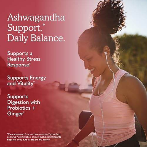 Garden of Life Organic Ashwagandha with Probiotics & Ginger, 60 Day Supply
