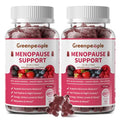 GREENPEOPLE Menopause Supplements for Women Gummies - 16-in-1 Dual Action Menopause Relief W/Black Cohosh, Vitex, Beef Organs for Hormone Balance, Hot Flashes, Night Sweats & Mood, 60 CT (2 Packs)
