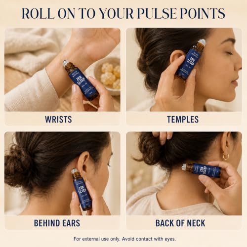 Zen Sleep Essential Oil Roll On 10-ml - Calming Blend for Deep Sleep