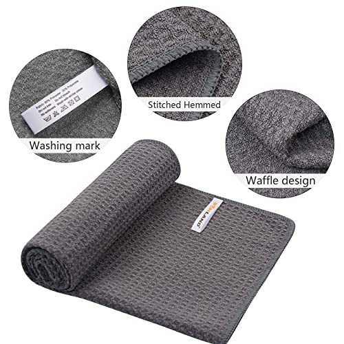 SUNLAND Microfiber Workout Gym Sweat Towels for Men | Fast Drying, Fitness Sports Towel, For Women, Lightweight Multi-Purpose, Hot Yoga Towel