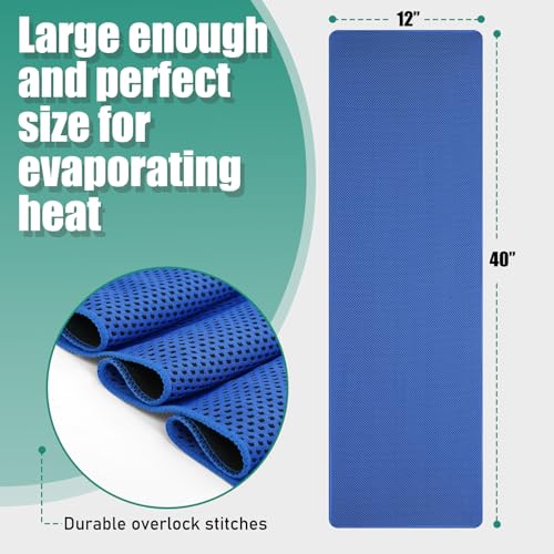 Cooling Towels Pack of 30, 40"*12" Neck Cool Towel Bulk, Cold Towels for Neck and Face, Cooling Rags Sports Towel for Hot Weather, Running, Soccer, Yoga, Gym, Golf