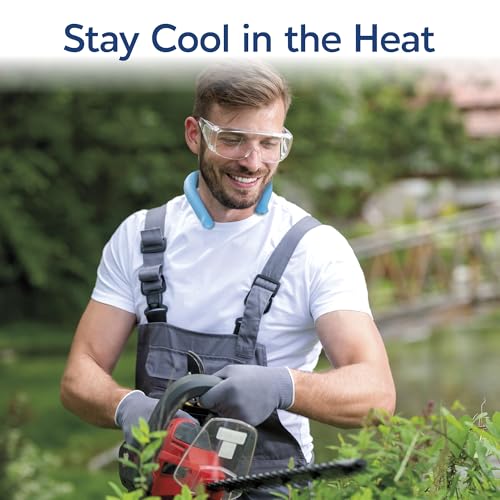 Arctic Air Neck Chill, Neck Cooling Tube, Hands Free Cooling, Quick Freeze Gel, Wearable Body Coolers for Hot Weather, Reusable, Adjustable Fit, 3 Pack