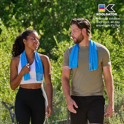 Dual Purpose Cooling Towel – 1, 3, & 5 Packs | UPF 30 Sun Protection, Chemical-Free Evaporative Cooling for Hot Weather, Sports, Workouts & Outdoor Activities