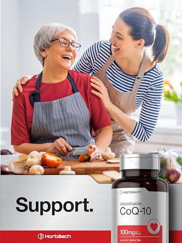 Horbäach CoQ10 100mg Softgels | 120 Count