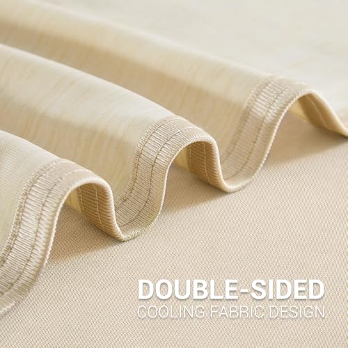 Marchpower Arc-Chill Cooling Blanket for Hot Sleepers Throw Size Beige