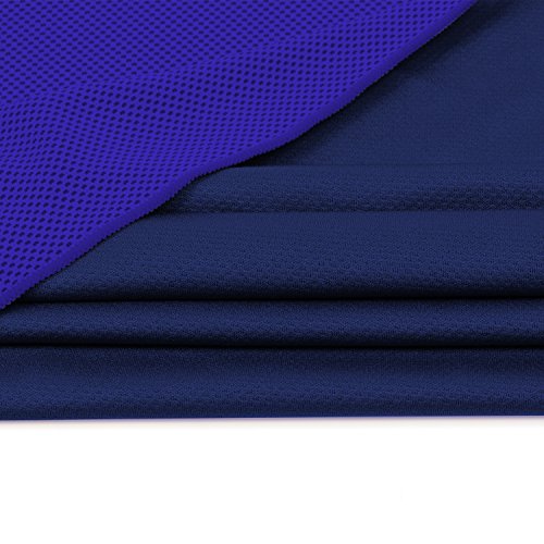Cooling Towel (Pack of 20, 40"x12") with Pouches for Sports | For Neck and Face, Hot Weather, Workout, Fitness, Gym, Yoga, Golf, Pilates, Travel, Camping & More