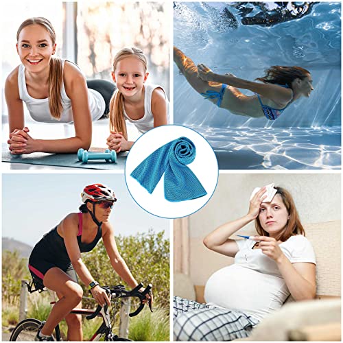 Redbaker 90 Pcs Cooling Towels Bulk for Neck Face 40"x12",Coloful | Ice Towel Cooling Rags Bulk Microfiber Quick Dry Sweat Towel for Gym Running Yoga Outdoor Sports Homeless Donations