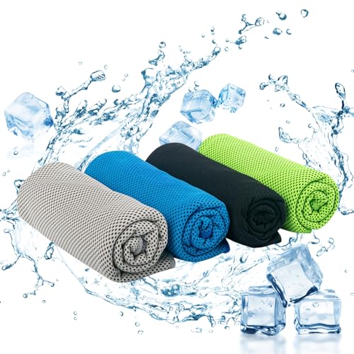CIVPOWER Cooling Towel (39"x12") - Instant Ice Neck Wrap for Hot Weather | Quick-Dry Breathable Microfiber Chilly Towel for Workout, Yoga, Golf, Gym, Running, Camping, Hiking & Outdoor Sport