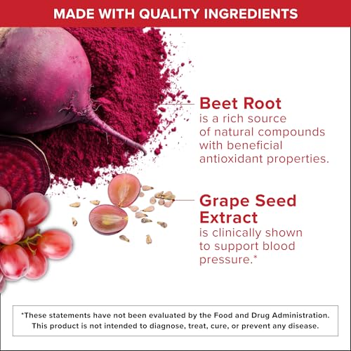 Qunol 3-in-1 Beet Roots Chews with CoQ10, Blood Pressure Support, 60ct