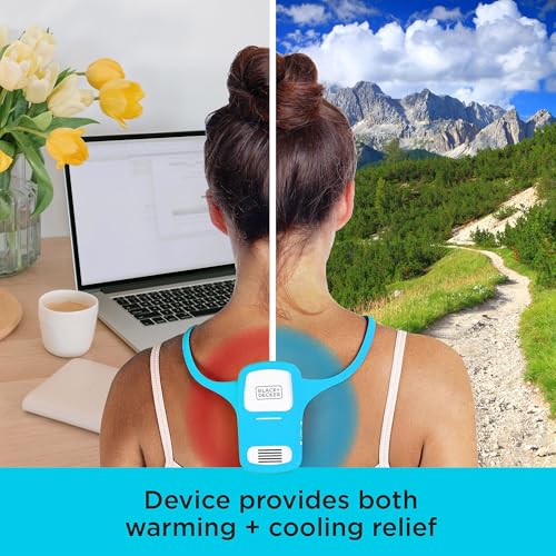 BLACK + DECKER Comfortpak, Wearable Cooling and Heating Device, Breeze Blue (BCWCC101-61)