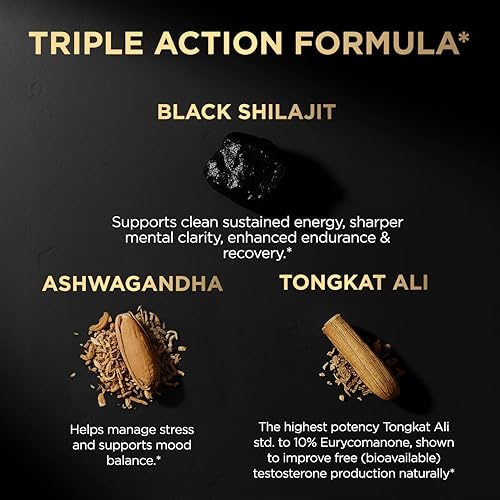100x Strength Shilajit for Men with 10% Tongkat Ali & Ashwagandha