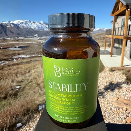 Stability Perimenopause Supplements & Menopause Support | (60 Capsules) with16 Natural Ingredients - L-Theanine, Saffron & Maca Root, Daily Hormone Support & Emotional Balance, Vegan