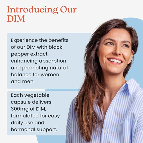 NewLife Naturals DIM Supplement - Hormone Balance for Women & Men, 60 Count