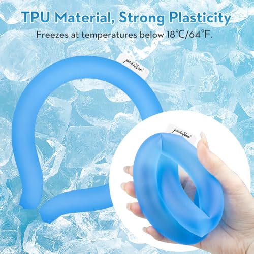 Neck CoolingTube, Reusable Ice Cooler Wearable Body CoolingProducts, Neck Coolers for Hot Weather
