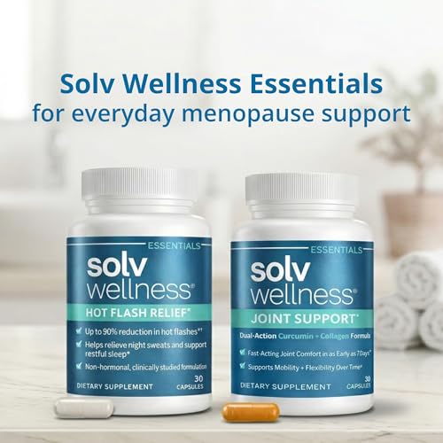 Hot Flash Relief Supplement, Perimenopause & Menopause Support for Hot Flashes, Night Sweats & Sleep Disruption, 30 Capsules​