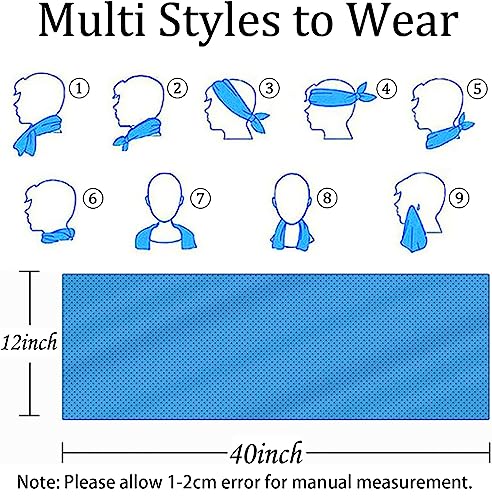 Instant Cooling Towels for Hiking Workout Fitness Camping, Sport Towels for Gym Fitness Yoga Jogging Running & Outdoor Activities