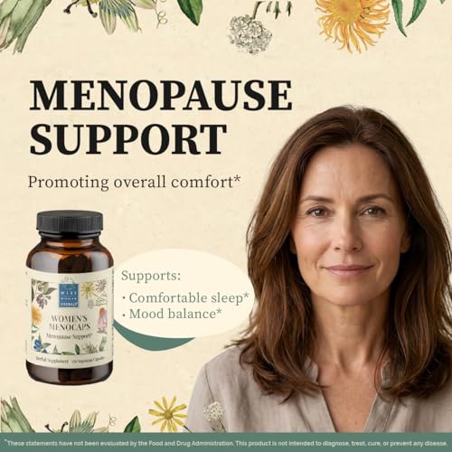 Wise Woman Herbals Menocaps: Herbal Blend, Menopause, Hot Flashes, 120 Caps