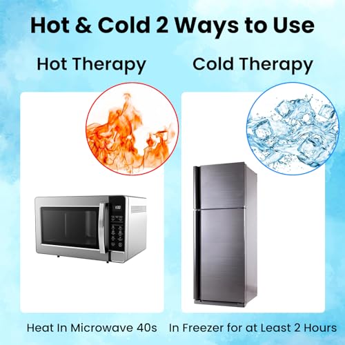 Cold Cap & Neck Ice Pack Wrap Gel Set, Hot Cooling Hat for Head & Cervical