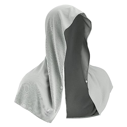 Sukeen Cooling Hoodie Towel, Absorbent Quick-Drying Cooling Towels for Neck and Face, UV Sun Protection Cooling Neck Wraps Sport Head Cooling Towel Hot Weather