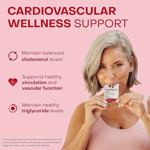HealthyCell Heart & Vascular Health Daily Liquid Supplement - 14 Gel Packs