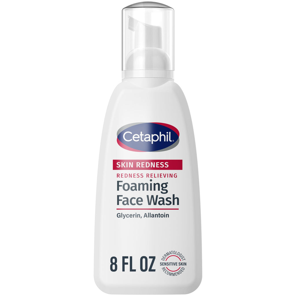 Cetaphil Kızarıklık Giderici Köpüren Yüz Temizleyici, Hassas Ciltler İçin, 237 ml