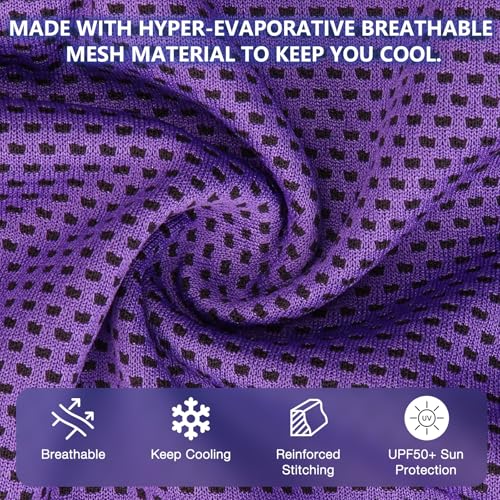 30 Pack Cold Towels for Hot Weather, 40"x12" Bulk Cooling Towel for Neck and Face, Neck Cooling Rags for Sports, Gym, Yoga, Scooer, Golf