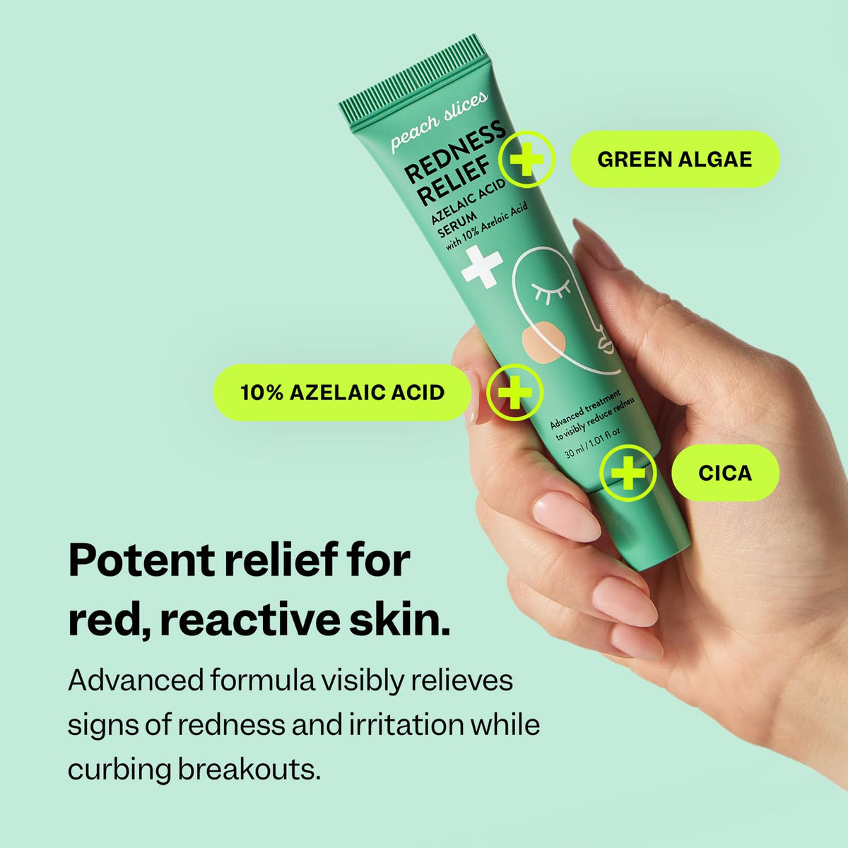Şeftali Dilimleri - Kızarıklık Giderici %10 Azelaik Asit Serumu (30 ml) - Gelişmiş Cilt Bakımı - Panthenol, Cica, Alg İçerir - Vegan, Hayvanlar Üzerinde Test Edilmemiş, Kore Cilt Bakımı ve Güzellik Ürünü